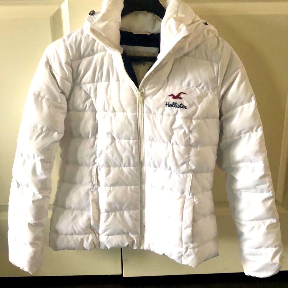 White Hollister jacket